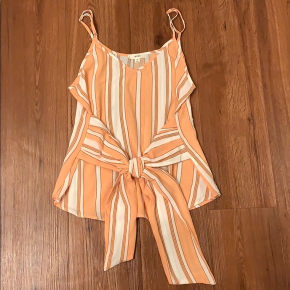 NEW Mine thin strap tie front blouse - Picture 5 of 6